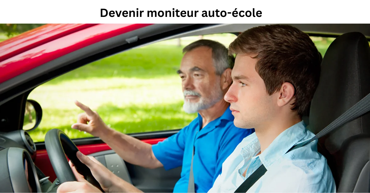 Devenir moniteur auto-école